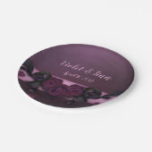 プラムバラ ペーパープレート (アングル)