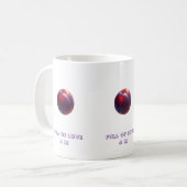 プラムバレンタイン コーヒーマグカップ (正面左)