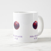 プラムバレンタイン ジャンボコーヒーマグカップ (正面右)