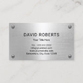 プラムバーベア退役軍人ハウス修理サービス 名刺 (裏面)