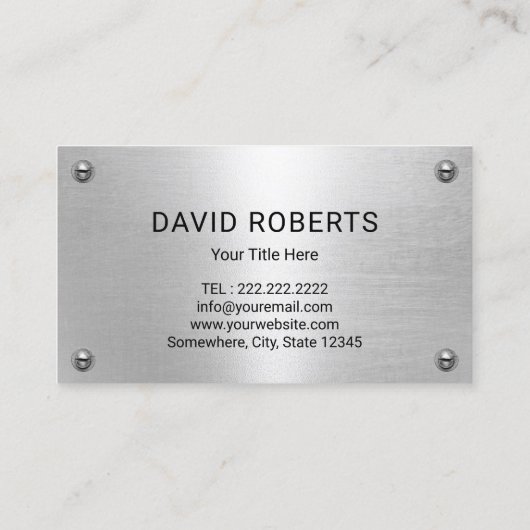 プラムバーベア退役軍人ハウス修理サービス 名刺 (裏面)