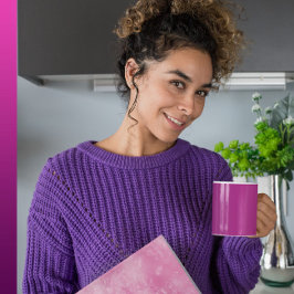 プラムパッション – プラムエレガントマゼンタグラデーションマグカップ コーヒーマグカップ