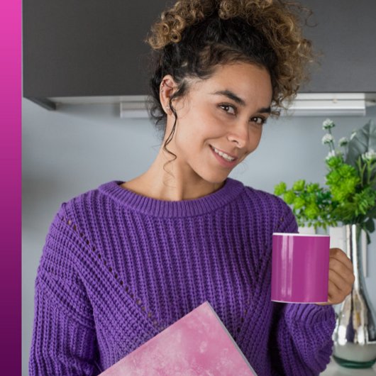 プラムパッション – プラムエレガントマゼンタグラデーションマグカップ コーヒーマグカップ