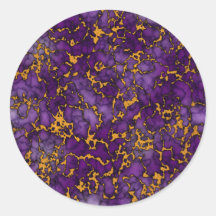 プラムパープルと金ゴールドマーブルテクスチャデザイン