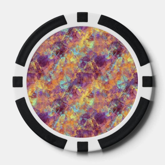 プラムパープルのクチコミした食感 ポーカーチップ (正面)