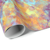 プラムパープルのクチコミした食感 ラッピングペーパー (ロールコーナー)