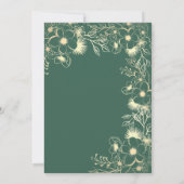 プラムパープルの結婚式招待状 招待状 (裏面)