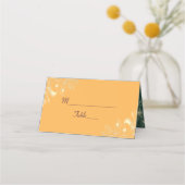 プラムパープルの結婚式 プレイスカード (正面)