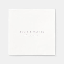 プラムパープルボホ結婚のカクテルモダン スタンダードカクテルナプキン