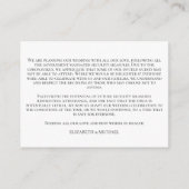 プラムパープルマウヴフローラコロナウイルス詳細 エンクロージャーカード (裏面)