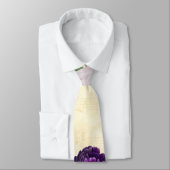 プラムパープル牡丹ヴィンテージミュージカル ネクタイ (タイ)