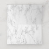 プラムパープル金ゴールドフローラ プレイスカード (内部開封)