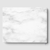 プラムパープル金ゴールド水彩大理石秋の結婚式 ゲストブック (裏面)