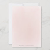 プラムパープル&ほこりっぽいピンクボホフローラ50歳 招待状 (裏面)