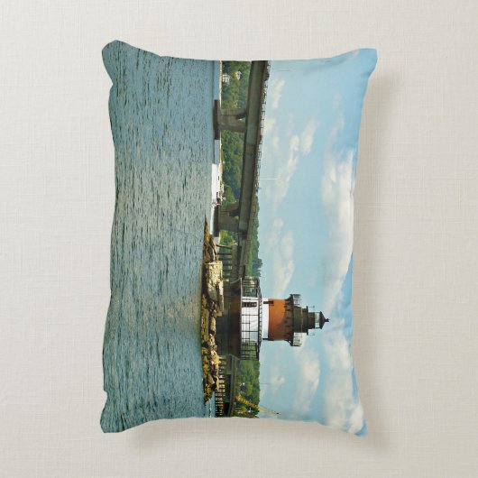 プラムビーチライトハウスロードアイランドアクセント枕 アクセントクッション (裏面(縦))