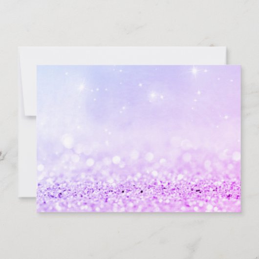 プラムピンクのバラグリッターメイクアップ証明書ギフト (裏面)