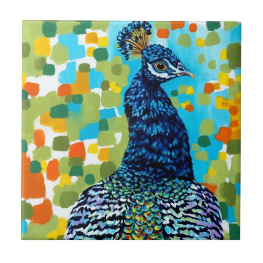 プラムピーコックII タイル (正面)