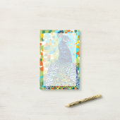 プラムピーコックII ポストイット (デスク上)