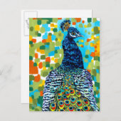 プラムピーコックII ポストカード (正面/裏面)