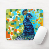 プラムピーコックII マウスパッド (マウス)