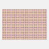 プラムピーチと薄紫 ラッピングペーパーシート (正面3)