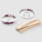 プラムピーニーロマンチック結婚式 プログラムファン ハンドファン (組立なし)