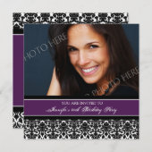 プラムフォト40周年パーティの招待状 招待状 (正面/裏面)