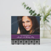 プラムフォト40周年パーティの招待状 招待状 (スタンド正面)