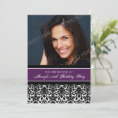 プラムフォト40周年パーティの招待状 招待状 (スタンド正面)