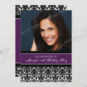 プラムフォト40周年パーティの招待状 招待状 (正面/裏面)