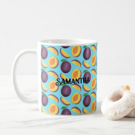 プラムフルーツ コーヒーマグカップ