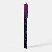 プラムブラックのゴシックドクロ iPhoneケース (右側面)