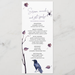 プラムブラッククロウスパイダー紅葉ハロウィン メニュー