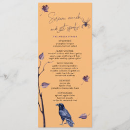 プラムブラッククロウスパイダー紅葉ハロウィン メニュー