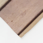 プラムブルー金ゴールドとブルー フリースブランケット (角)