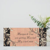 プラムブロッサム結婚式招待状 招待状 (スタンド正面)