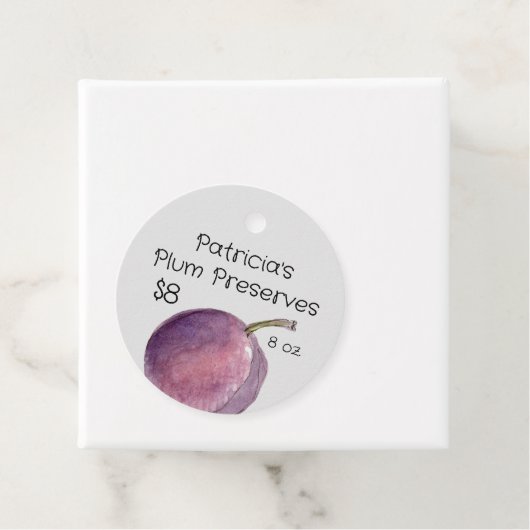 プラムプライスラベル自家製フルーツコンディション フェイバータグ (インサイチュ)