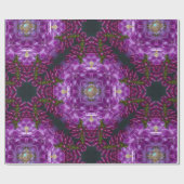 プラムペタルロマンチックな午後 ラッピングペーパー (フラット)