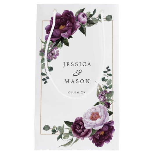 プラムペニーズフローラホテ結婚ルズ抱き枕 スモールペーパーバッグ (正面)