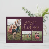 プラムホリメリーデークリスマスカード シーズンカード (スタンド正面)