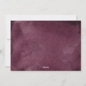 プラムホリー&ベリーリース宗教写真 シーズンカード (裏面)