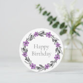 プラムメイブグレーブラックウォーターフローラリース カード (スタンド正面)