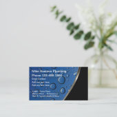 プラムモダンウォーターテーマデザイン 名刺 (スタンド正面)