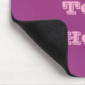 プラムワインパープル春シーズン無地のカラー マウスパッド (コーナー)