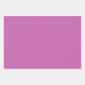 プラムワインパープル春シーズン無地のカラー ラッピングペーパーシート (正面2)