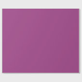 プラムワインパープル春シーズン無地のカラー ラッピングペーパー (フラット)