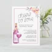 プラムワインブライダルブランチ 招待状 (スタンド正面)