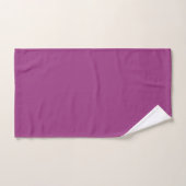 プラムワイン パープル 春の季節 単色 バスタオルセット (ハンドタオル)