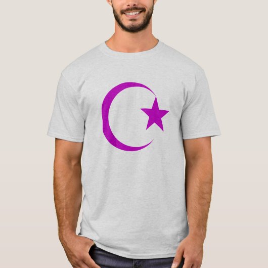 プラム三日月及びStar.png Tシャツ (正面)