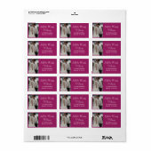 プラム写真ラベル ラベル (フルシート)